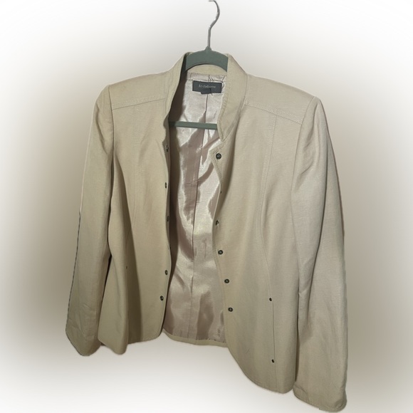 Liz Claiborne Tan and Pink Pants Suit Set Sz 8 - Picture 8 of 15